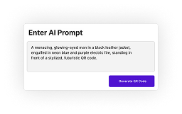 Artistic qr code generator