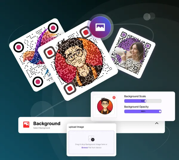 Image qr code generator