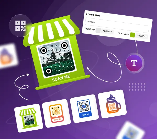 Image qr code generator