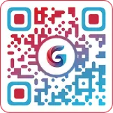 Decorative QR code illustration
