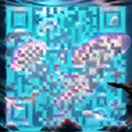 Artistic QR template 4